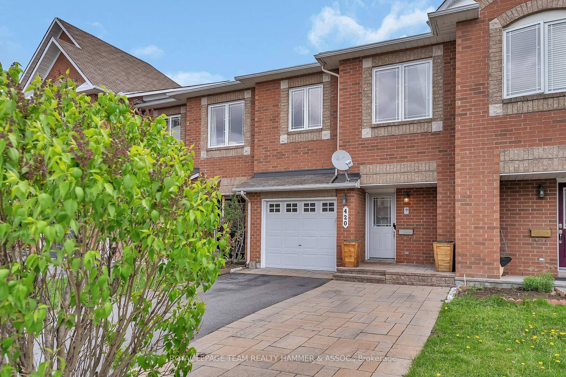 Hard to Find ! 3 Bed, 4 Bath Freehold Townhome with Finished Basement !