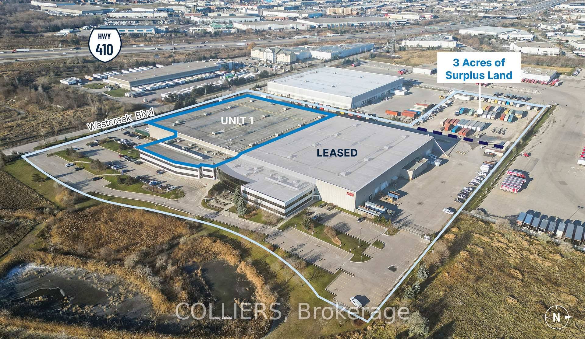 148, 220 SF unit for lease in prime Brampton industrial node consisting of 40 TL, 3 DI and 35' clear height and heavy power.