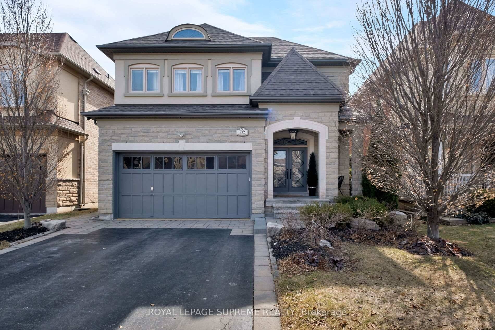 Stunning brick amp ; stone DiBlasio built showpiece located on a quiet court in Old Meadowvale Village.