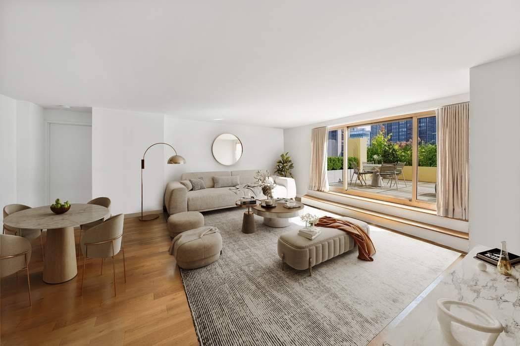 HIGH FLOOR TWO BEDROOM WITH PRIVATE TERRACE ON CENTRAL PARK SOUTH Residence 27D is a one of a kind prewar two bedroom residence spanning 1, 212 square feet and offers ...