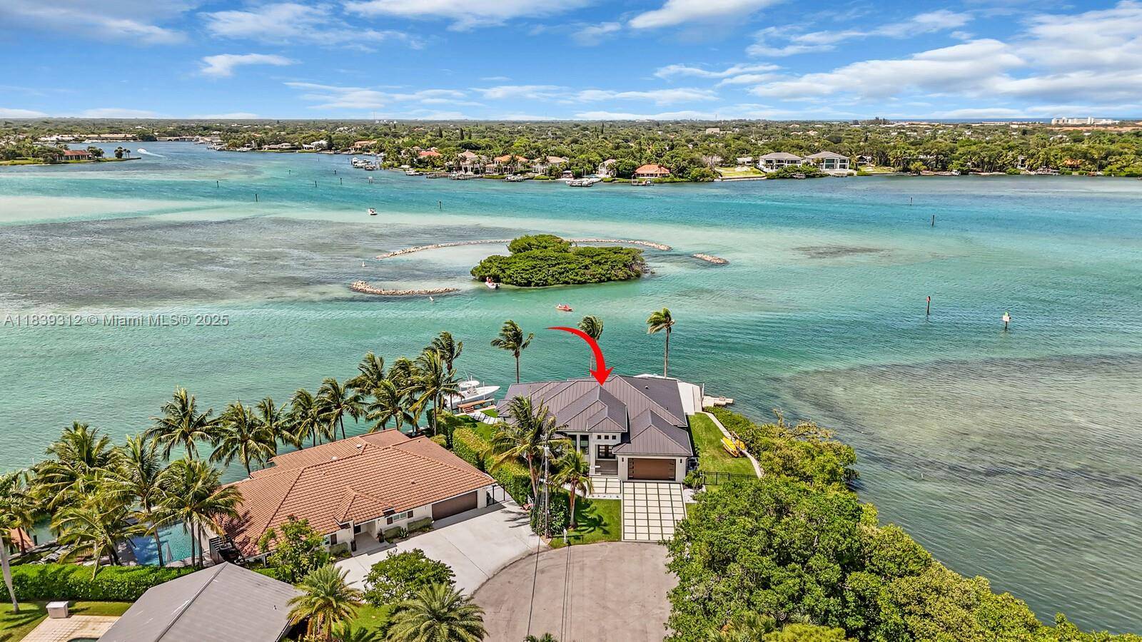 Jupiter s iconic Home on the Point walkout access to a sandbar offers a rare waterfront lifestyle.