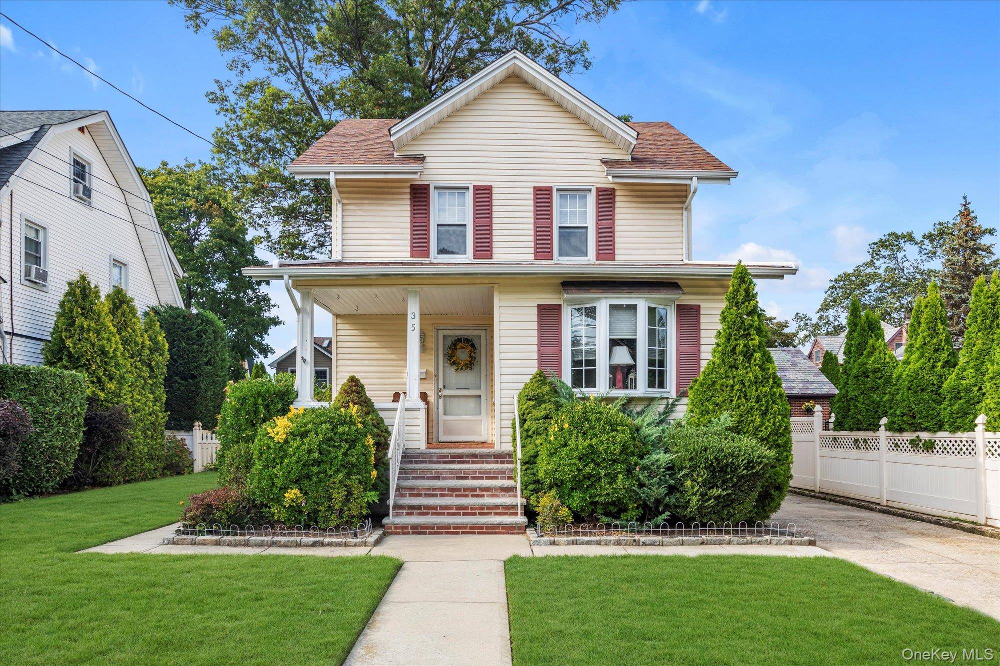 Welcome to 35 Manor Road, What a charming Lynbrook Colonial home filled with natural light and timeless appeal A Covered front porch welcomes you inside to find gleaming original hardwood ...