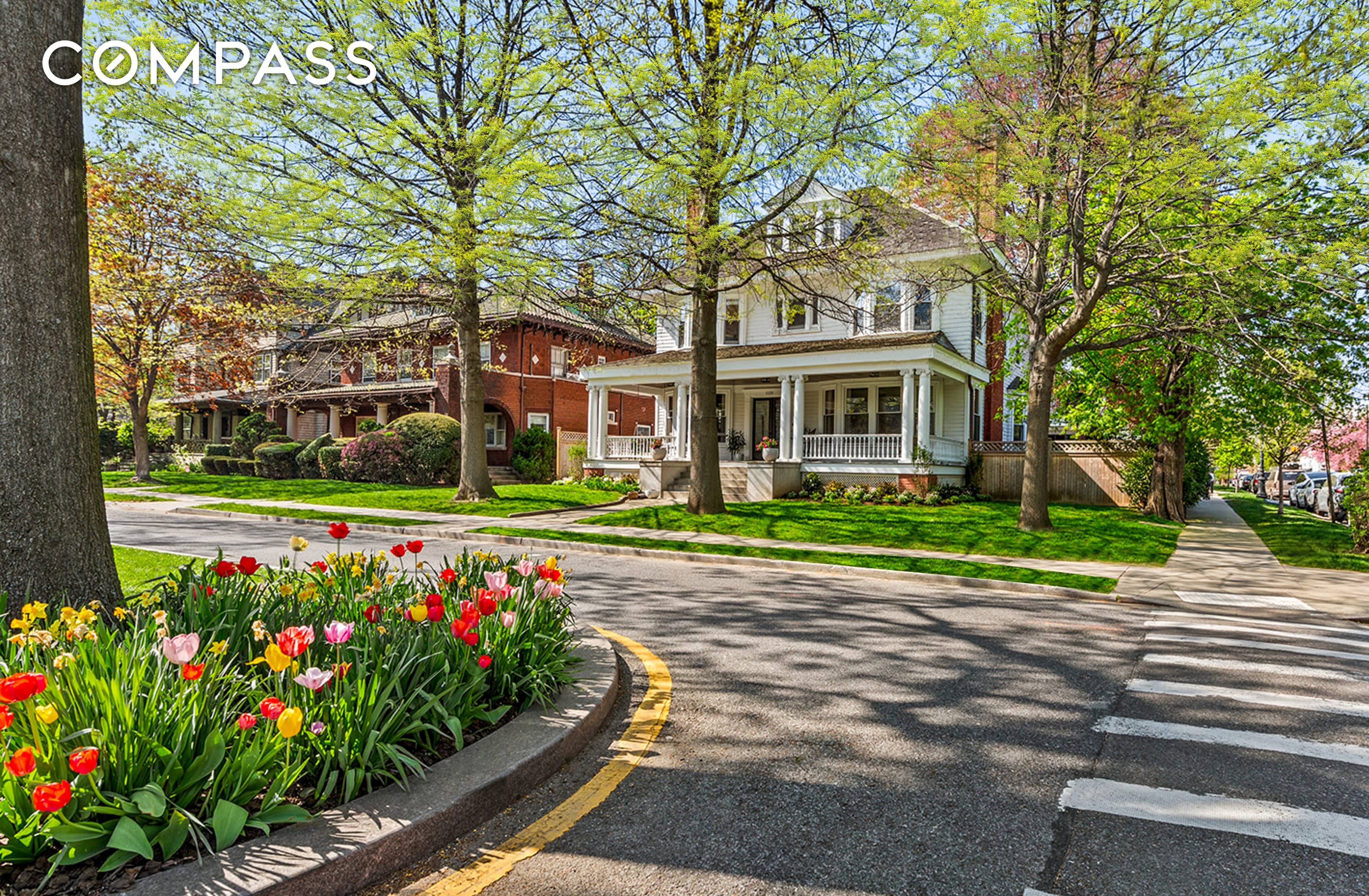 Perfectly situated on a sprawling 67 x 120 corner parcel, on the most coveted street in the Prospect Park South Historic District, stands the enchanting 1221 Albemarle Road.