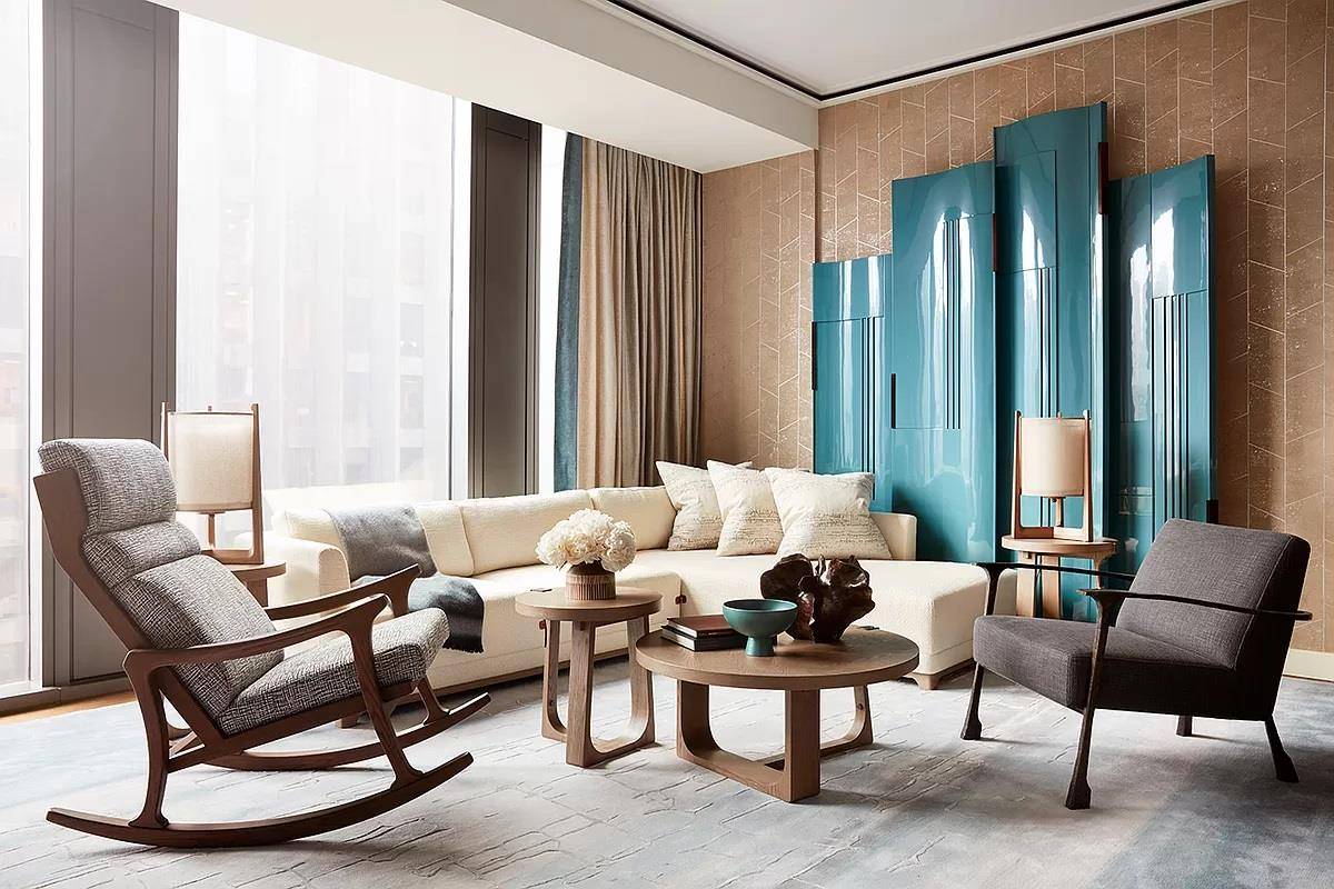 Combining superb sophistication and craftsmanship with the intimate feeling of home, Residence 33B at 53 West 53 comprises 2, 046 square feet, offering two bedrooms, two and a half bathrooms, ...