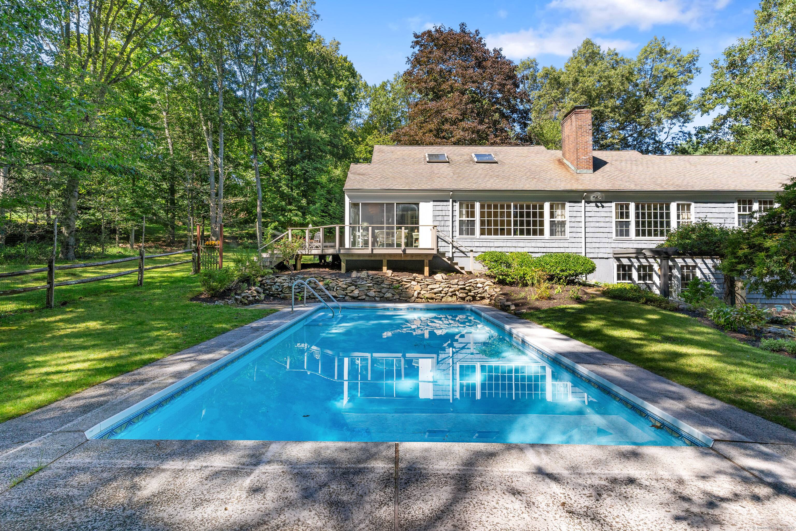 Simply charming ranch on Jonathan Road, a most inviting and quiet country cul de sac.
