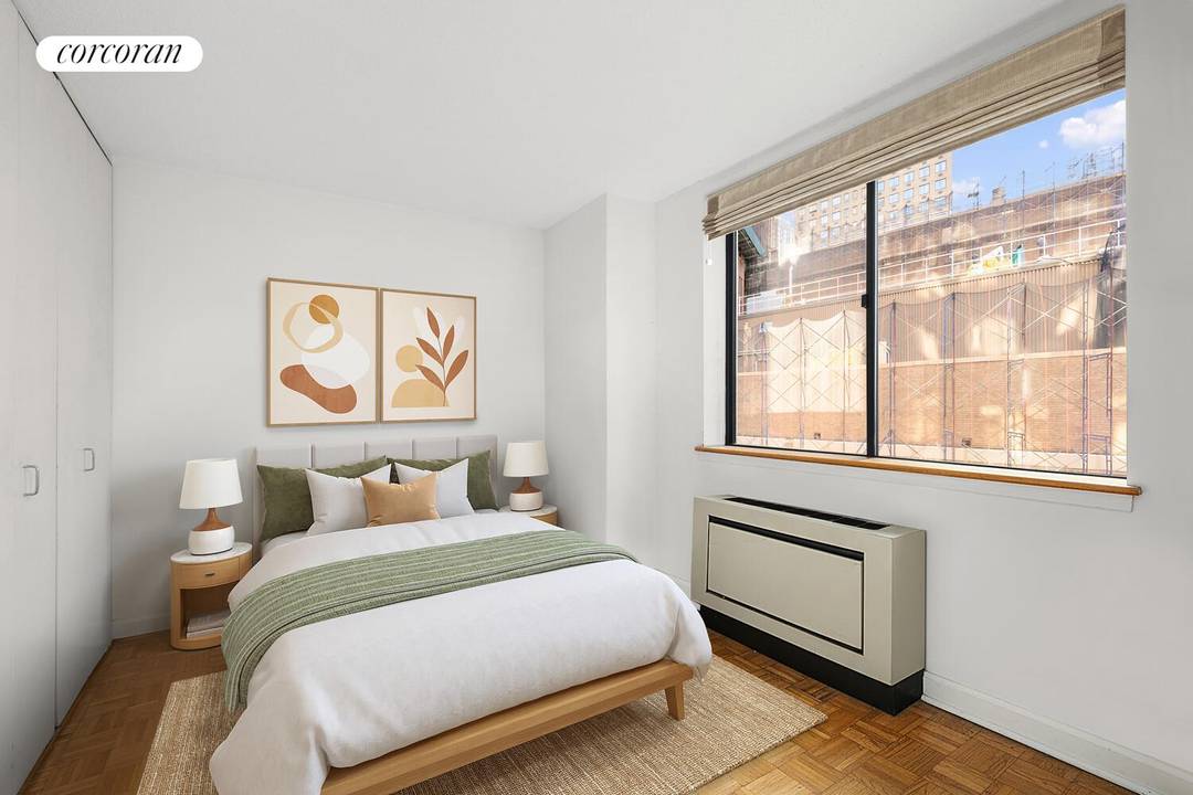 Experience the best of Upper West Side living in this Park Block, sun filled Junior 1 residence located within a prime full service condominium.