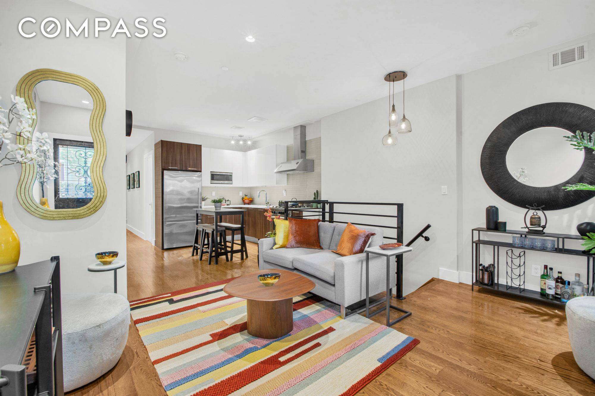 This stunning garden level duplex at 159 161 West 126th Street offers a unique space with lots of light in the heart of Harlem.