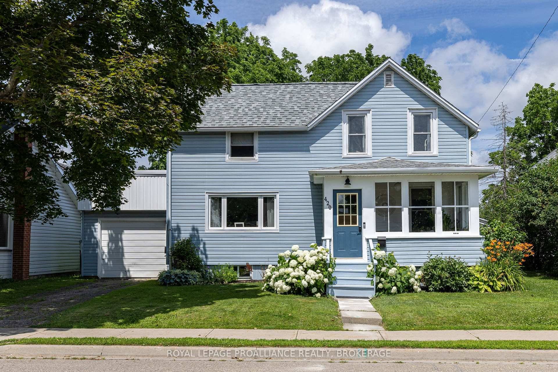 Step into the perfect blend of historic charm and modern style with this beautifully updated century home in Gananoque.