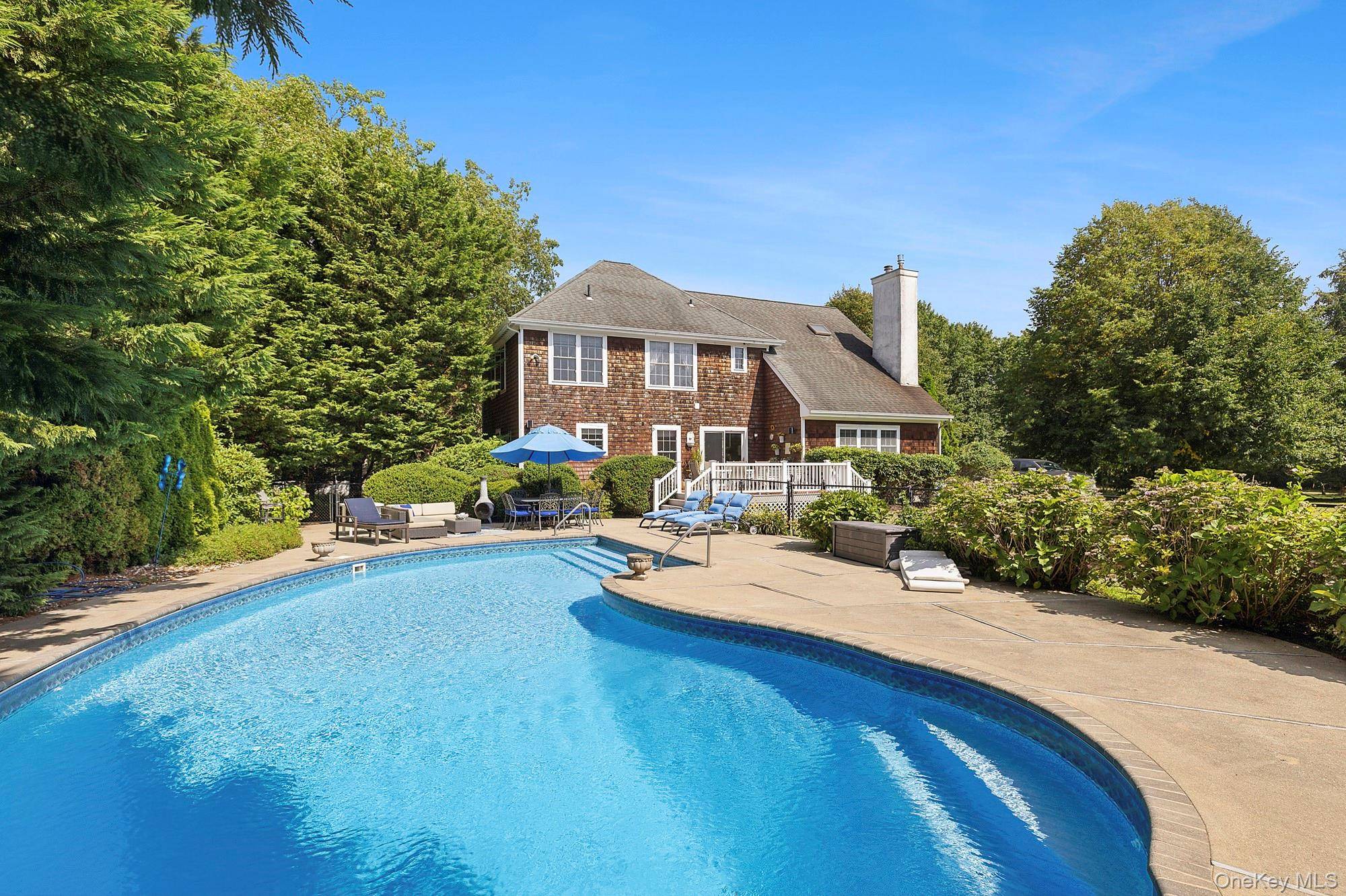 Located in a quiet and private setting, this well maintained home sits on 0.