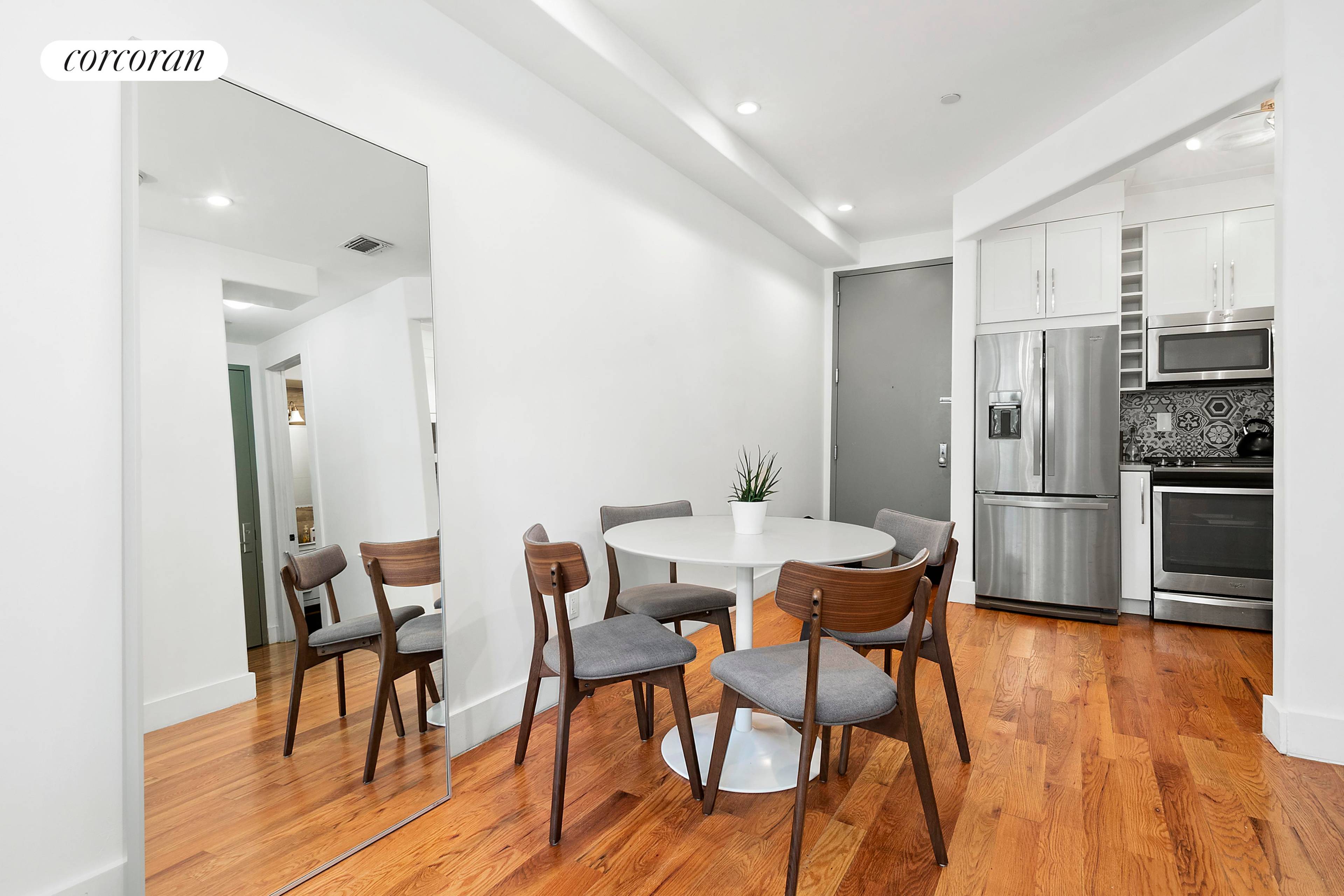 Beautiful one bedroom condominium with modern finishes on the border of Crown Heights and Bed Stuy, two of Brooklyn's hottest neighborhoods.