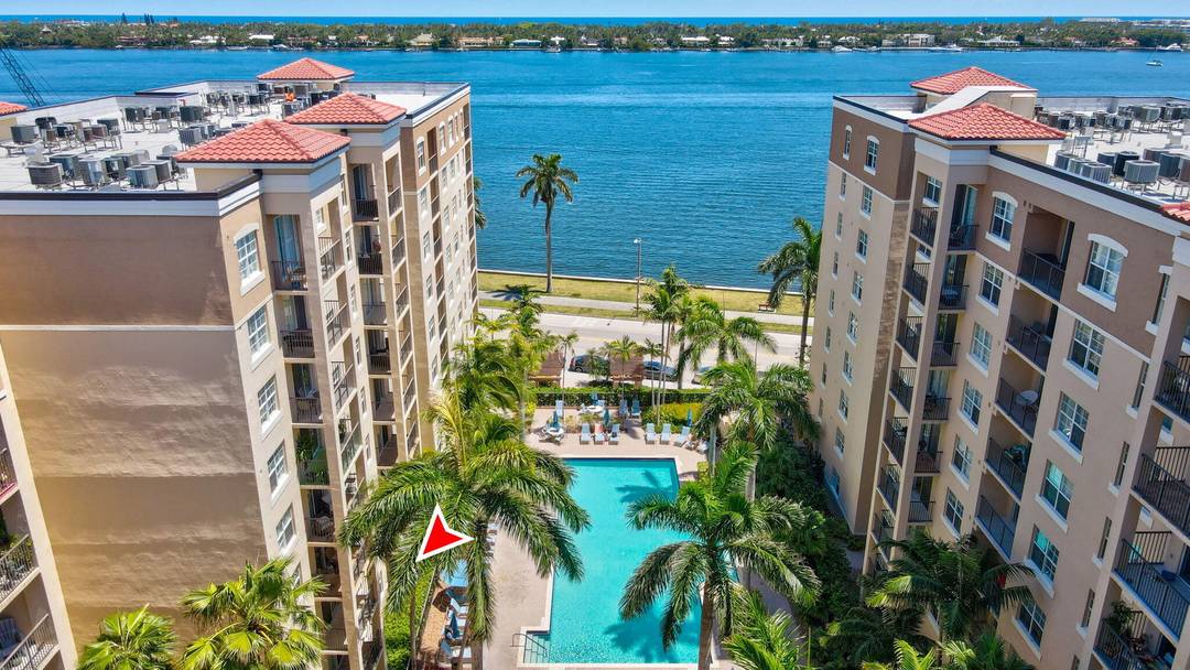 Nestled along the picturesque Intracoastal Waterway in West Palm Beach, Florida, situated on the first floor, this two bedroom, two bath condo offers unparalleled convenience and comfort.