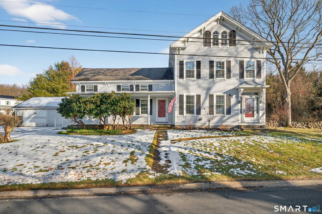 Step into the timeless charm of this beautifully maintained 1874 antique farmhouse, where historic character meets thoughtful modern updates.