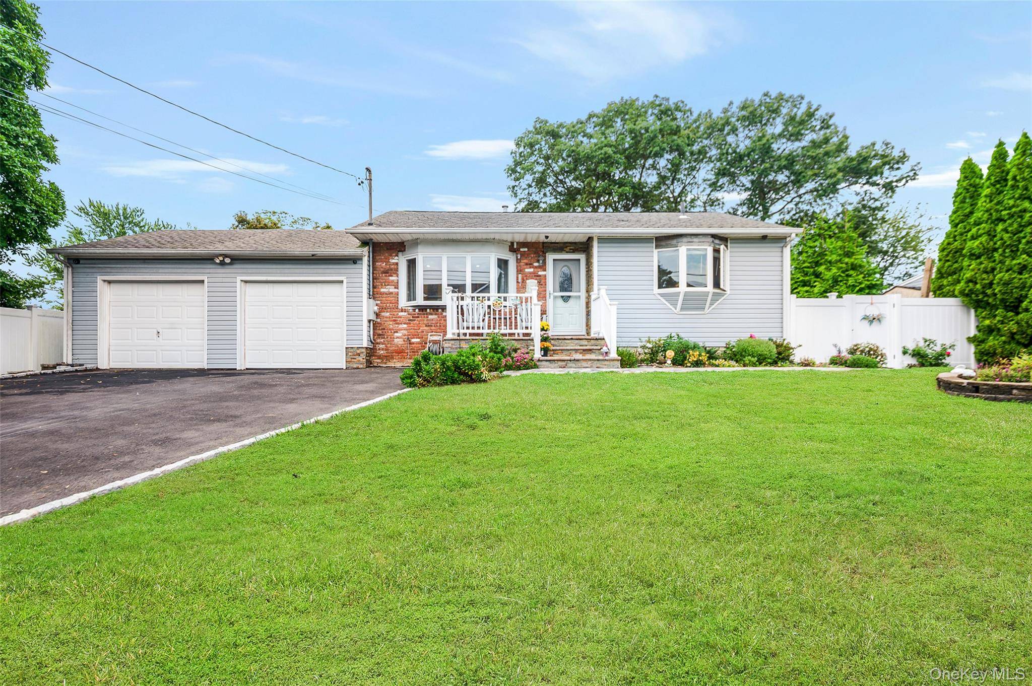 Welcome to this charming 3 bedroom, 1 bath ranch with a 2 car garage, tucked away on a quiet dead end street in a lovely section of Commack.