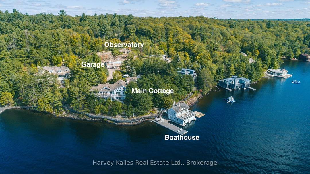 Upper Lake Muskoka prime Beaumaris to Port Carling corridor.