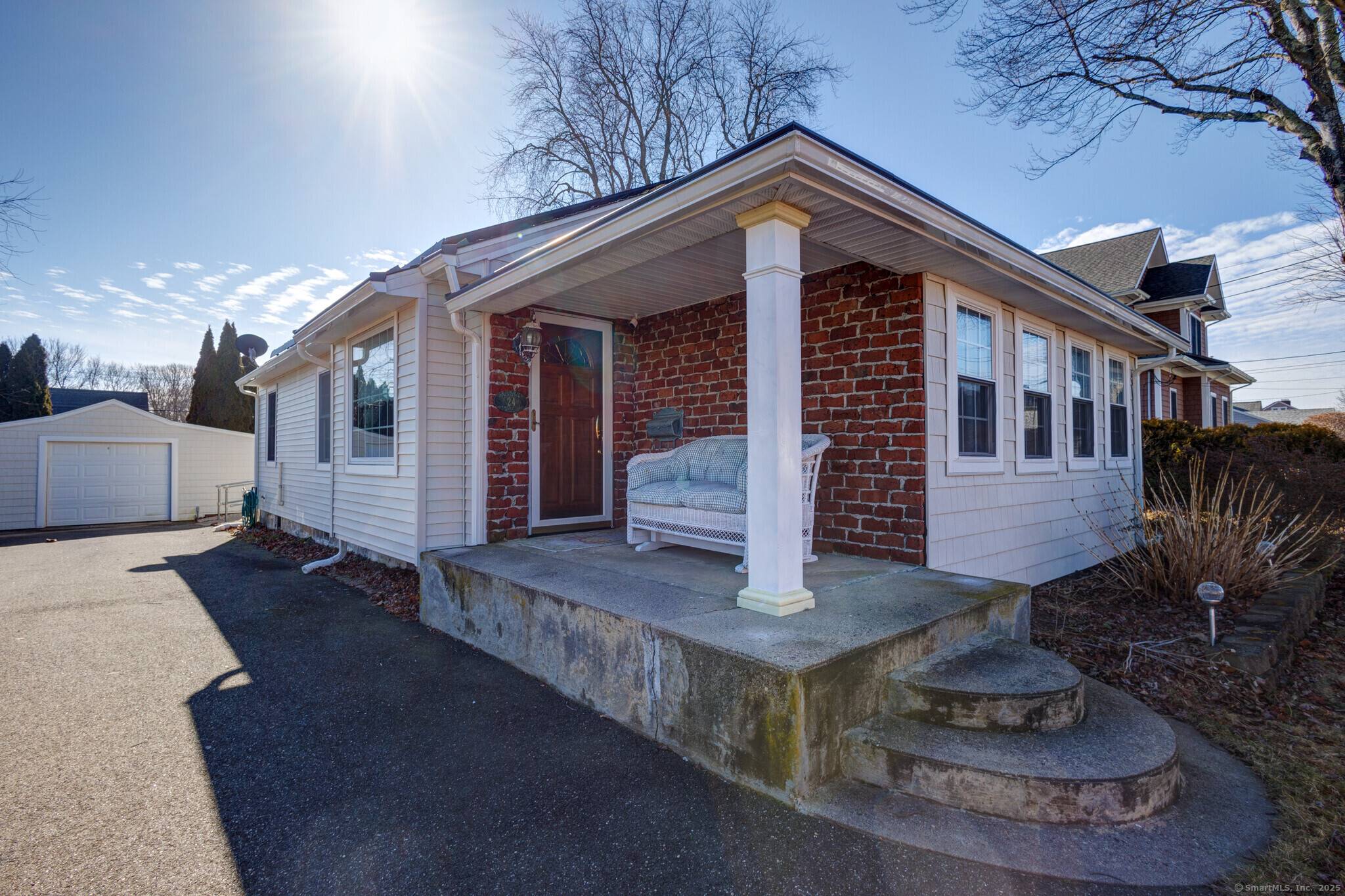 Nestled in the prestigious Cornfield Point Beach Association neighborhood, this upgraded ranch offers one level living at its finest with ocean views !