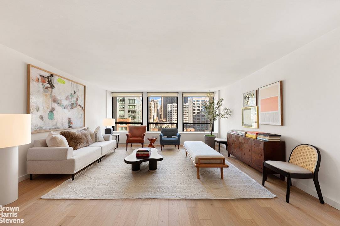 NEW TO MARKET ! Move right into this grand, sundrenched rarely available oversized 2 bedroom 2 bathroom home in the iconic Kips Bay Towers Condominium, a full service luxury building ...