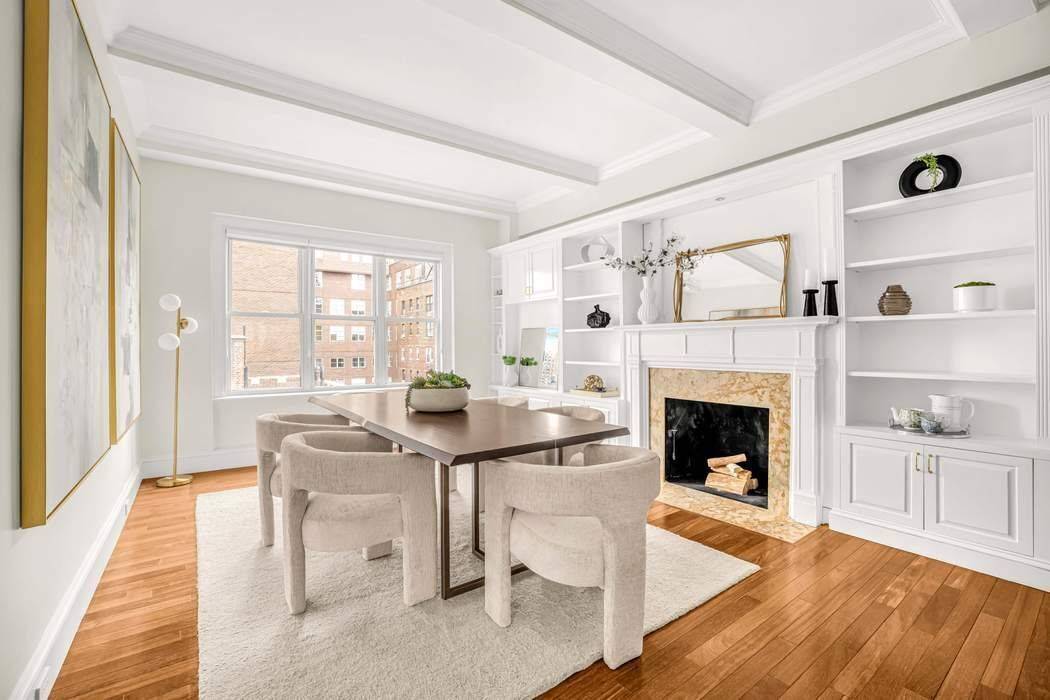 Once 12 Rooms and now thoughtfully reimagined into 9, this home seamlessly marries the elegance of prewar architecture with the sophistication of bespoke modern finishes.