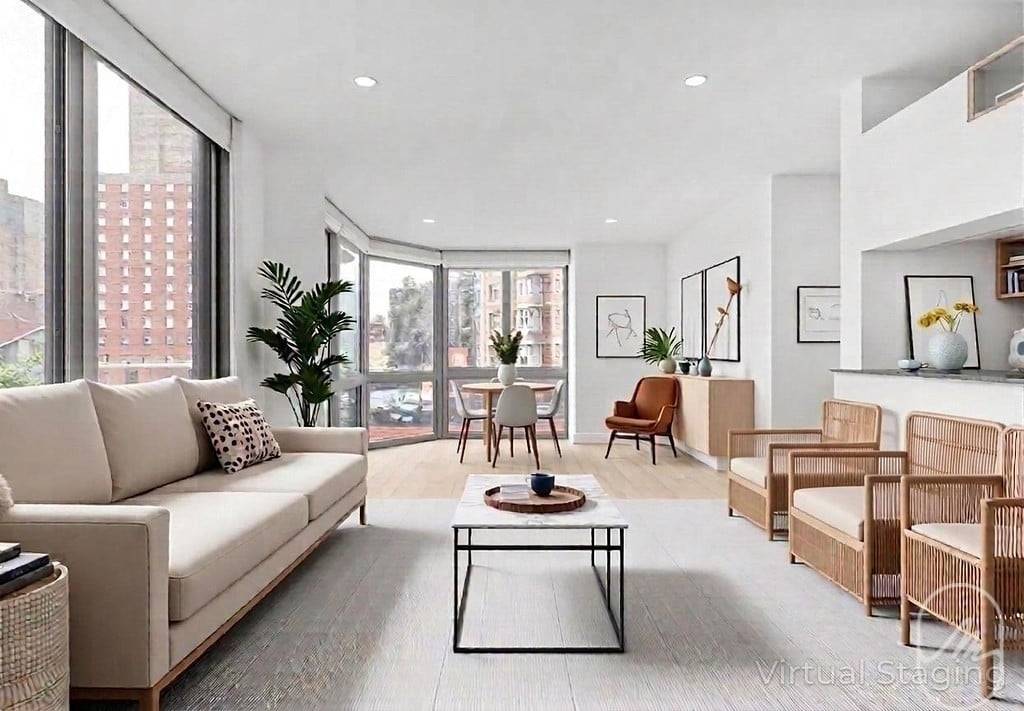 One bedroom with bay windows and gorgeous expansive views now available.