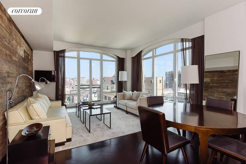 Floating high above the West Village at Superior Ink Condominium, this captivating 16th floor corner two bedroom and two bath home offers intoxicating views of the Empire State Building, West ...