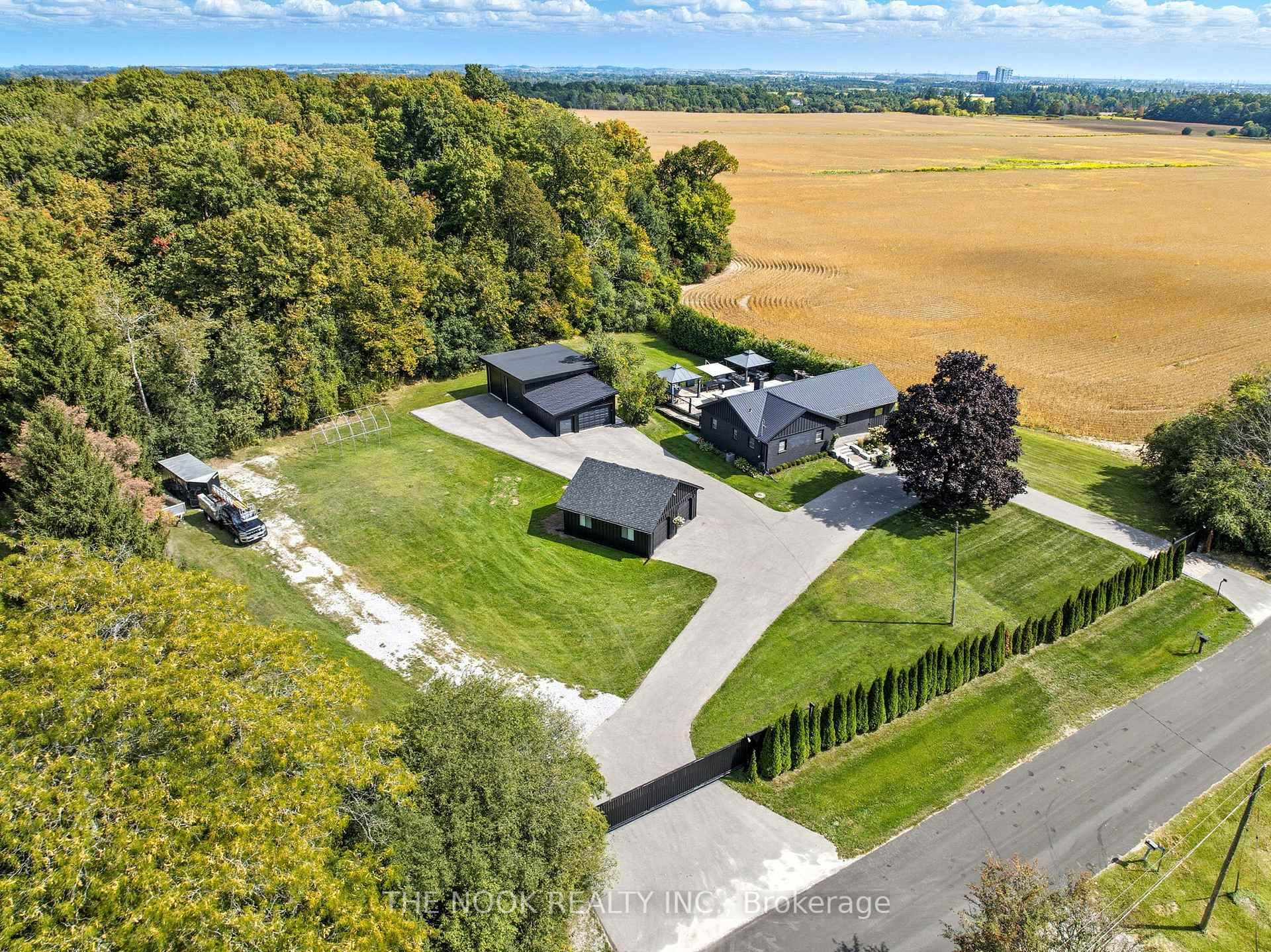 This updated, all brick bungalow sits on a private 1 acre lot just north of Brooklin and minutes to Hwy 407 for a quick commute.