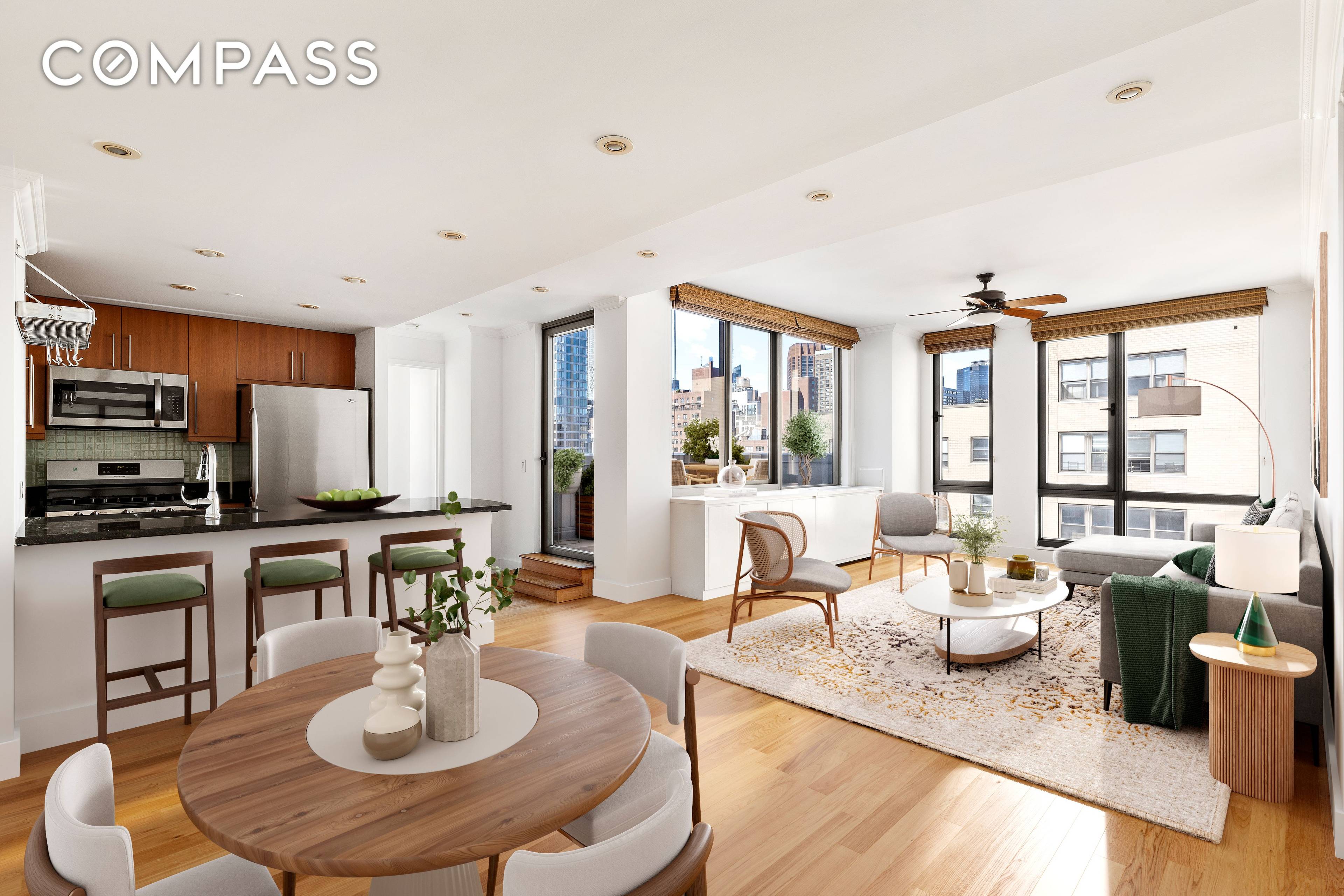 Conveniently located with easy access to Madison Square Park, Flatiron, and Union square this large split two bedroom home features a private terrace and iconic views West and North including ...
