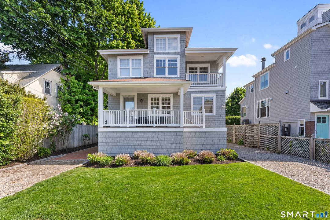 Classic Nantucket style beach house just five homes from the sand at Compo Beach, offering the ultimate coastal lifestyle.