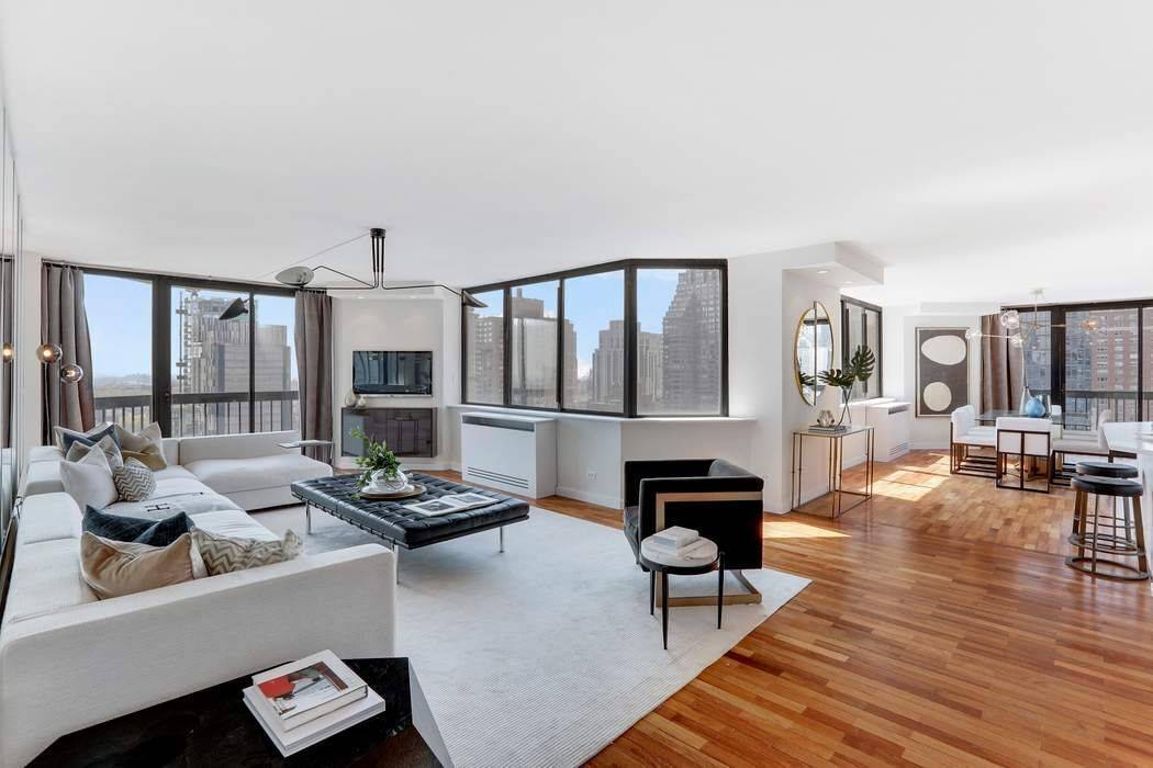 Apartment 28BC at the Saratoga is a 3 bedroom easily convertible to a 4 bedroom, 2.