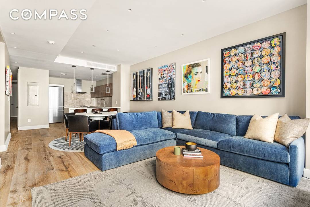 128 W 26th Street, 10 is a bright, contemporary 1, 426 square foot, floor through apartment.