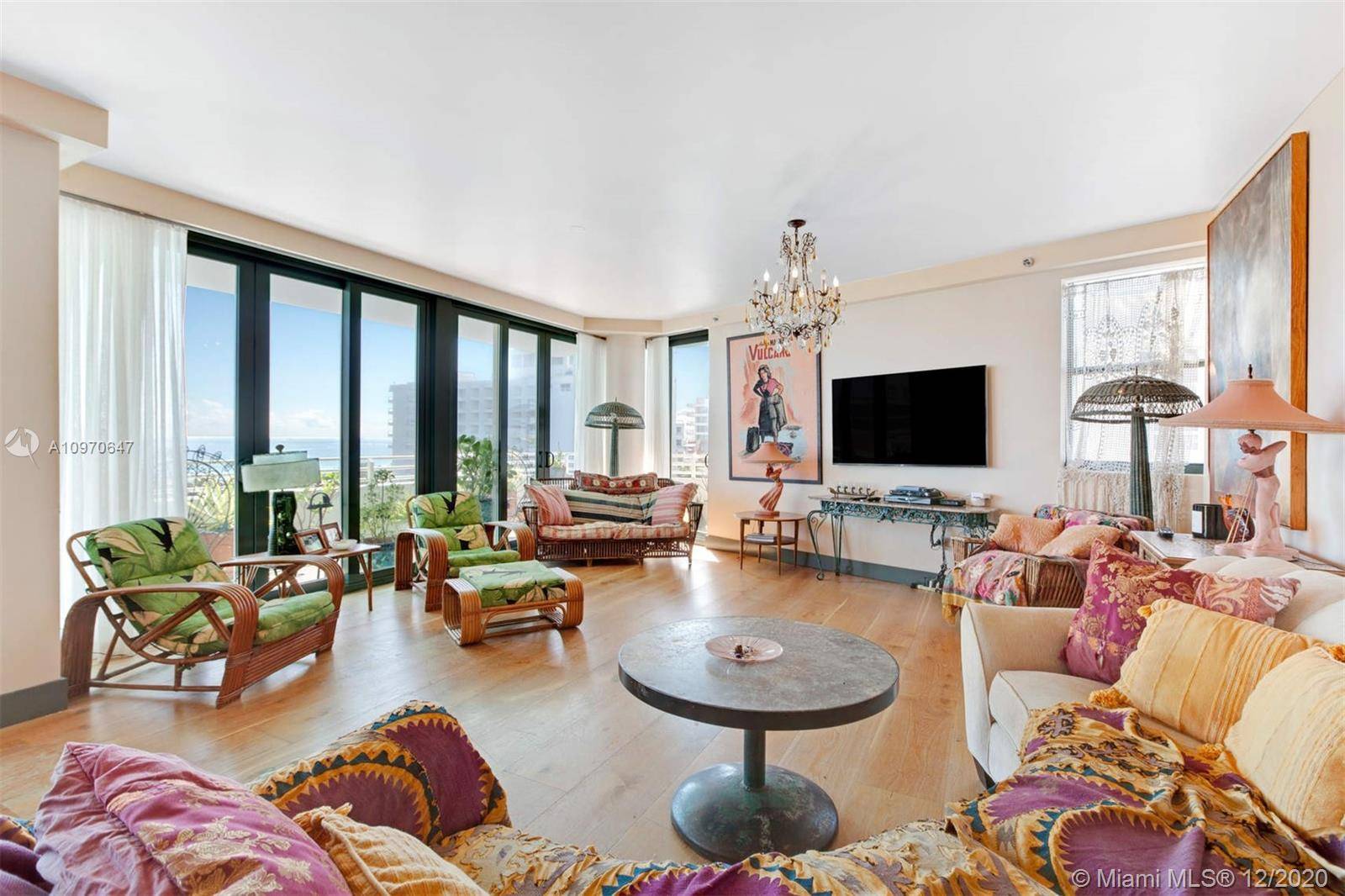 Imagine this your day begins w a panoramic view of the ocean, beach park as the sun rises.