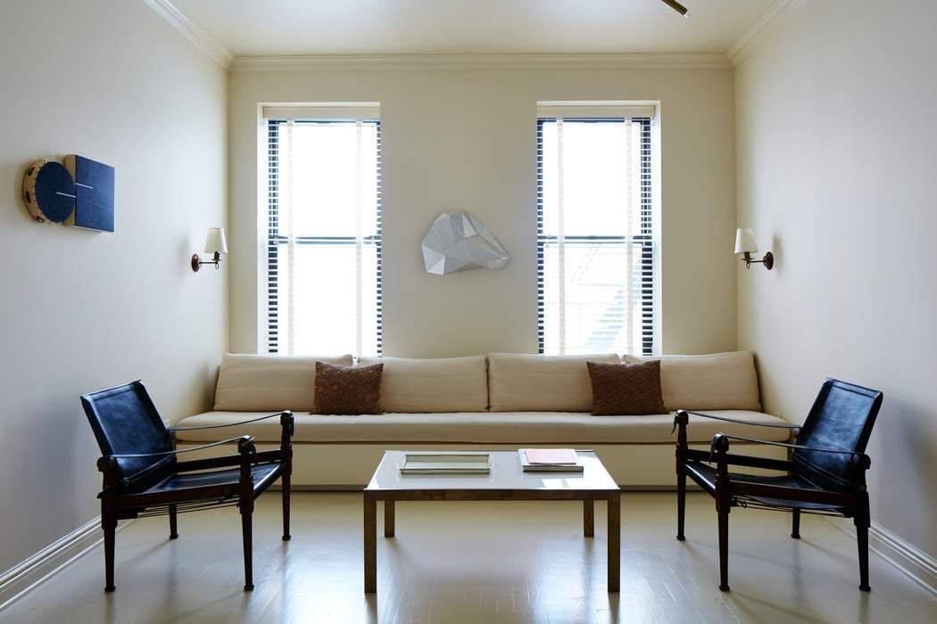 This bespoke one bedroom residence with a particularly low monthly maintenance was created by a preeminent AD100 designer published in multiple books and the Wall Street Journal.