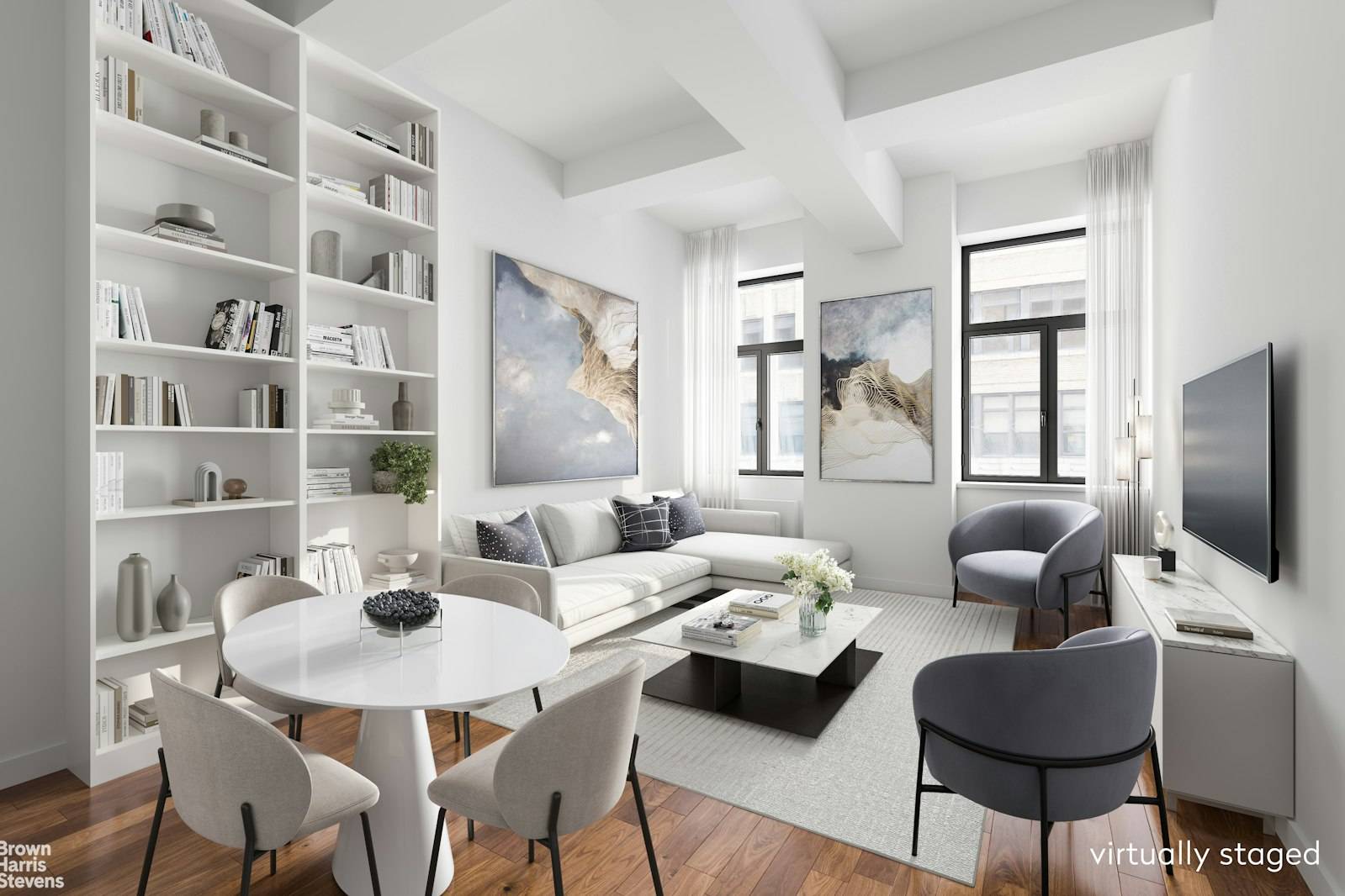 Comfort and style marry to create this elegantly crafted loft.