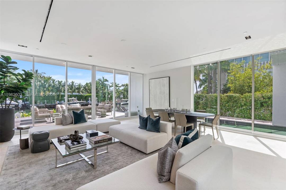 Fully furnished, stand alone waterfront villa at The Ritz Carlton Residences, Miami Beach.
