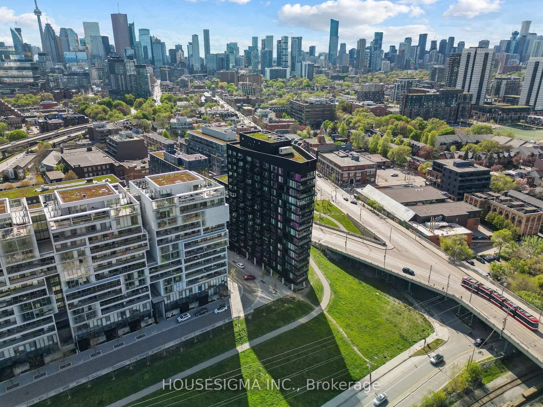 Modern loft style 1 den with 9ft ceilings, bedroom can fit king size bed office desk, floor to ceiling windows, balcony amp ; tons of natural light.