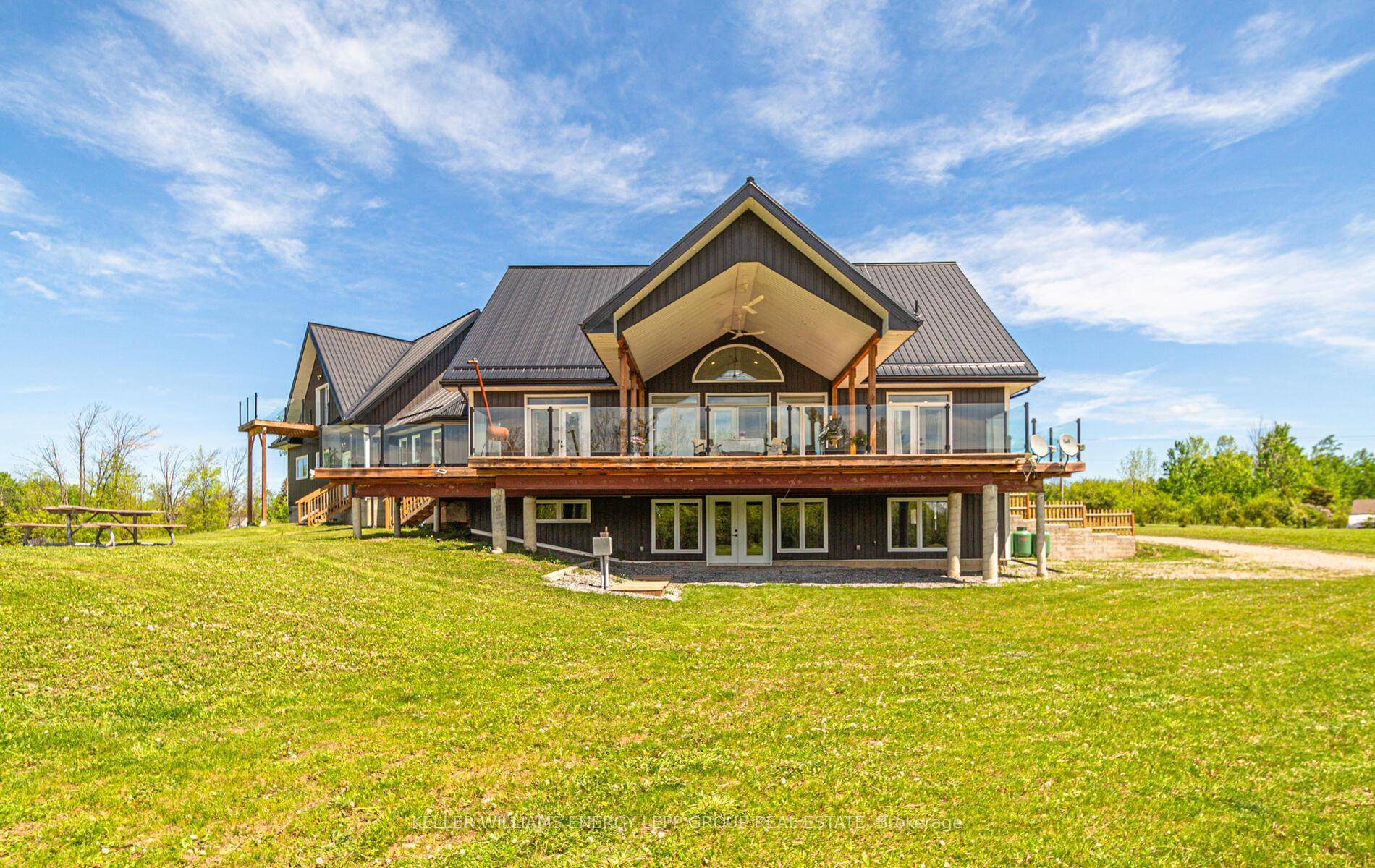 This beautiful 3 bedroom, 3 bathroom custom built home is set on a private 7.