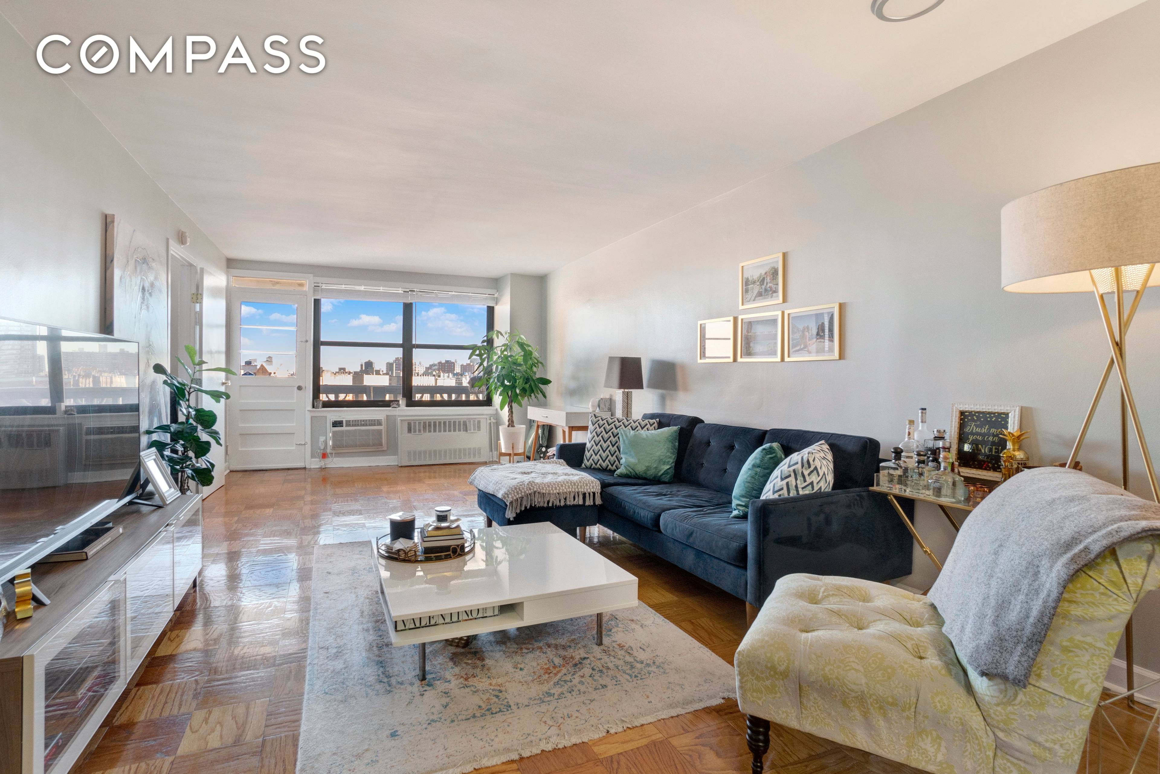 Wake up to breathtaking ocean views in this stunning one bedroom co op in tranquil Brighton Beach.