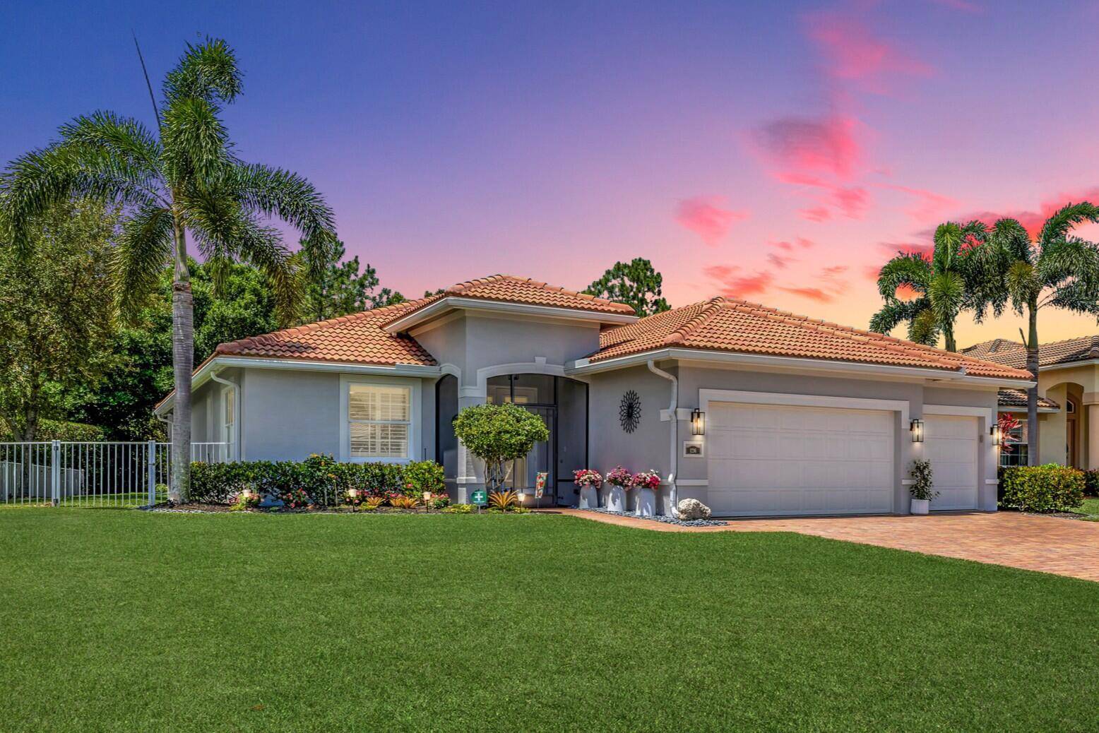 Beautifully updated 4 BR, 3 BA Pool Home set on a large, quiet lot featuring a 3 car garage with electric car charger.