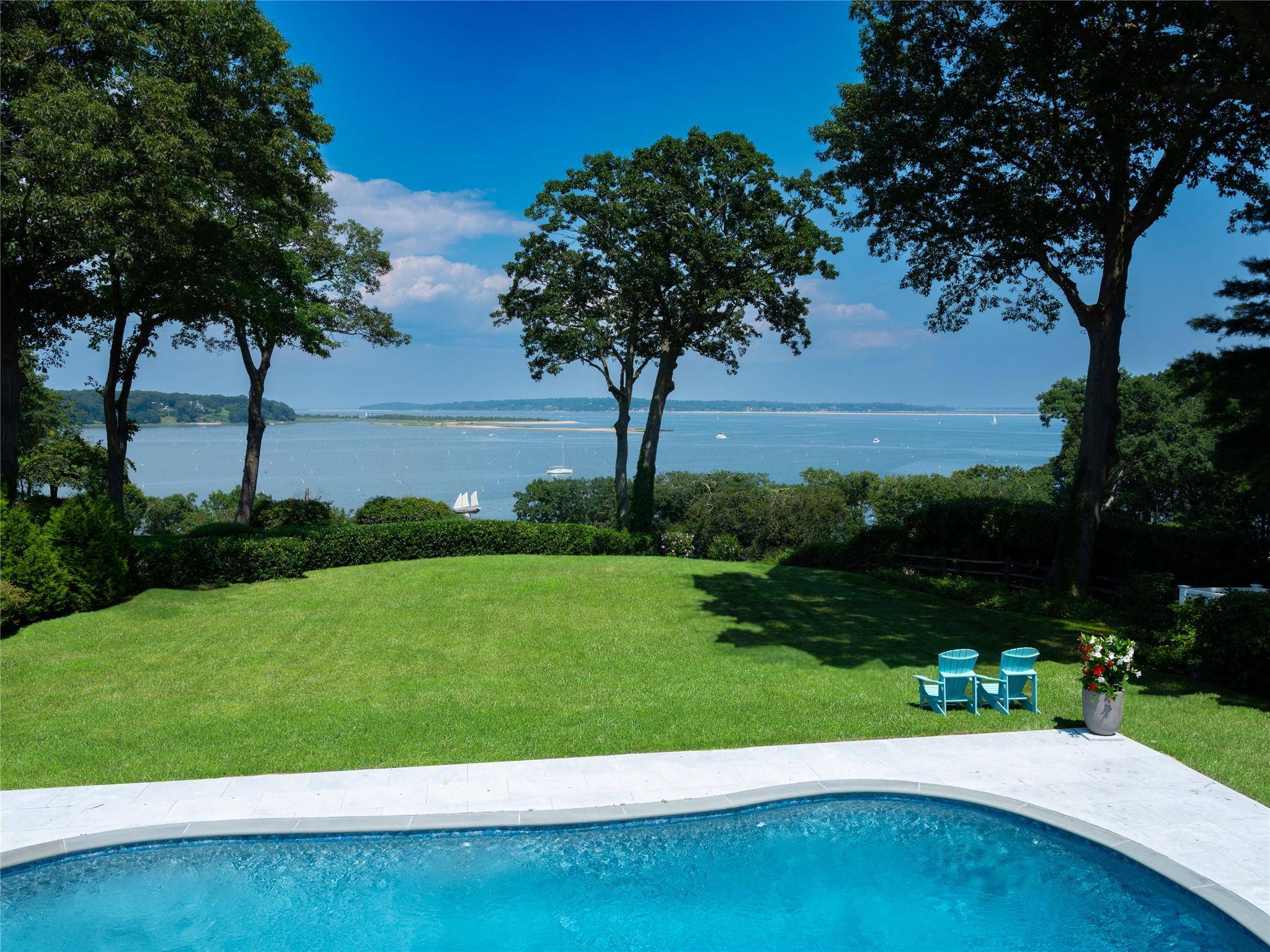 A Rare Waterview Lloyd Harbor Gem Prepare to be captivated by this extraordinary, fully renovated waterview residence offering sweeping, unobstructed views of Lloyd Harbor extending all the way to Connecticut.