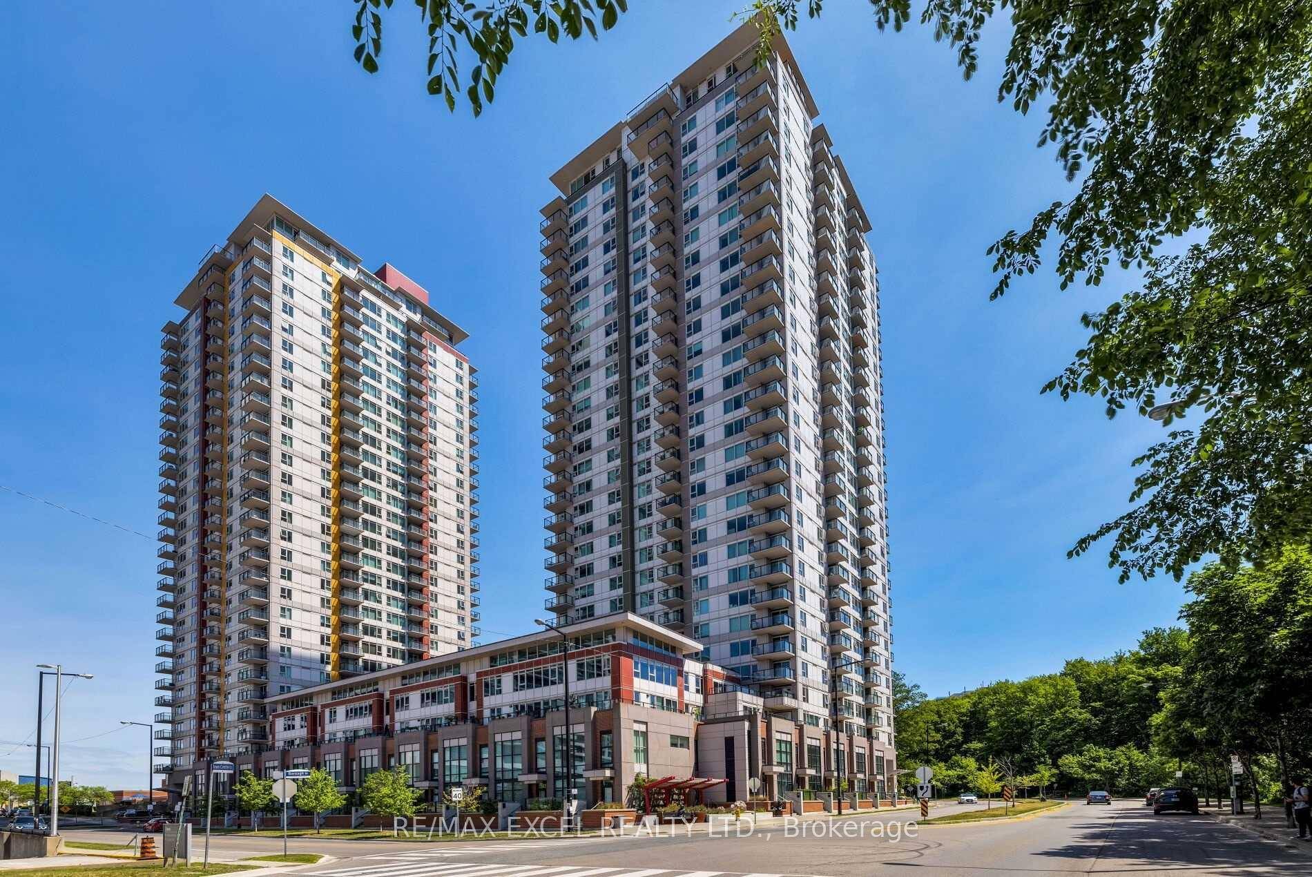 Luxurious Centro Condo At Scarborough Town Centre Area 640 Sf Rare 1 Br Den Unit With Large Balcony Den With A Door Can Be A Home Office or 2nd Br.