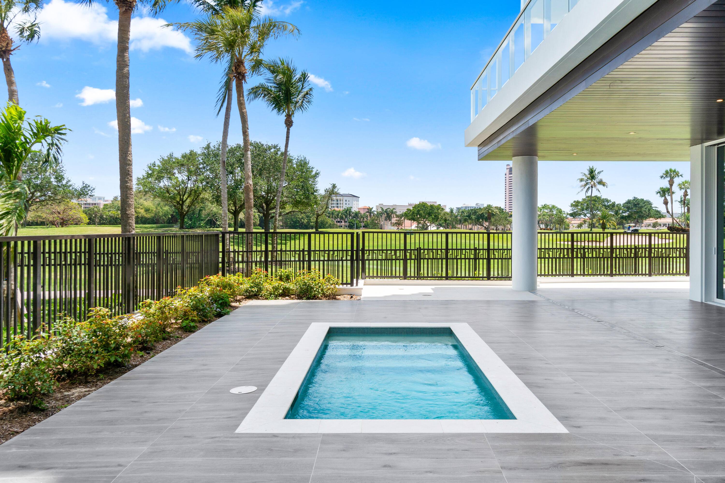 One of a kind corner Villa residence feels like a single family home as it showcases tall, almost 12 ft.