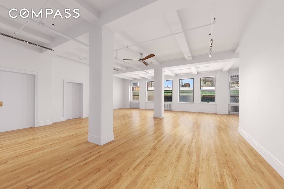 FULL FLOOR White Box loft with a canvas spanning approx.