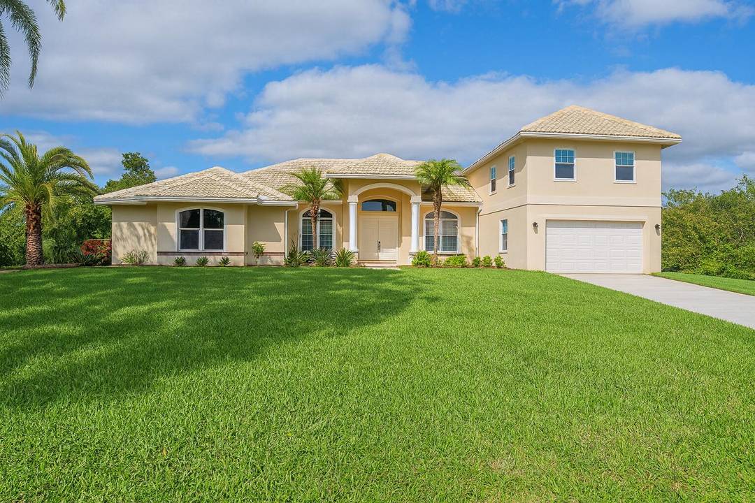 Poured concrete, maintain free, holds over 250 mph wind, LIKE BRAND NEW, seling on lot value, negotiable, Upscale, best schol, 10 min beach, updated, high, ceilings, Equestrian, build 3 k ...