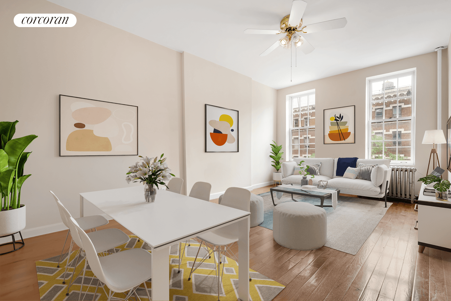 Discover Apartment 2A at 460 Amsterdam Avenue, a charming one bedroom residence located in a well maintained prewar building just two flights up.