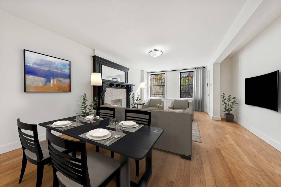 Expansive Convertible 2 Bedroom Duplex with Backyard Patio on Historic Convent Avenue This newly renovated garden duplex offers exceptional space along with one full bath and two half baths, lots ...