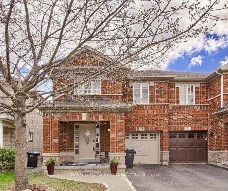 4 Bdrm, 3 Bath Solid Brick Semi Backing Onto Trails.
