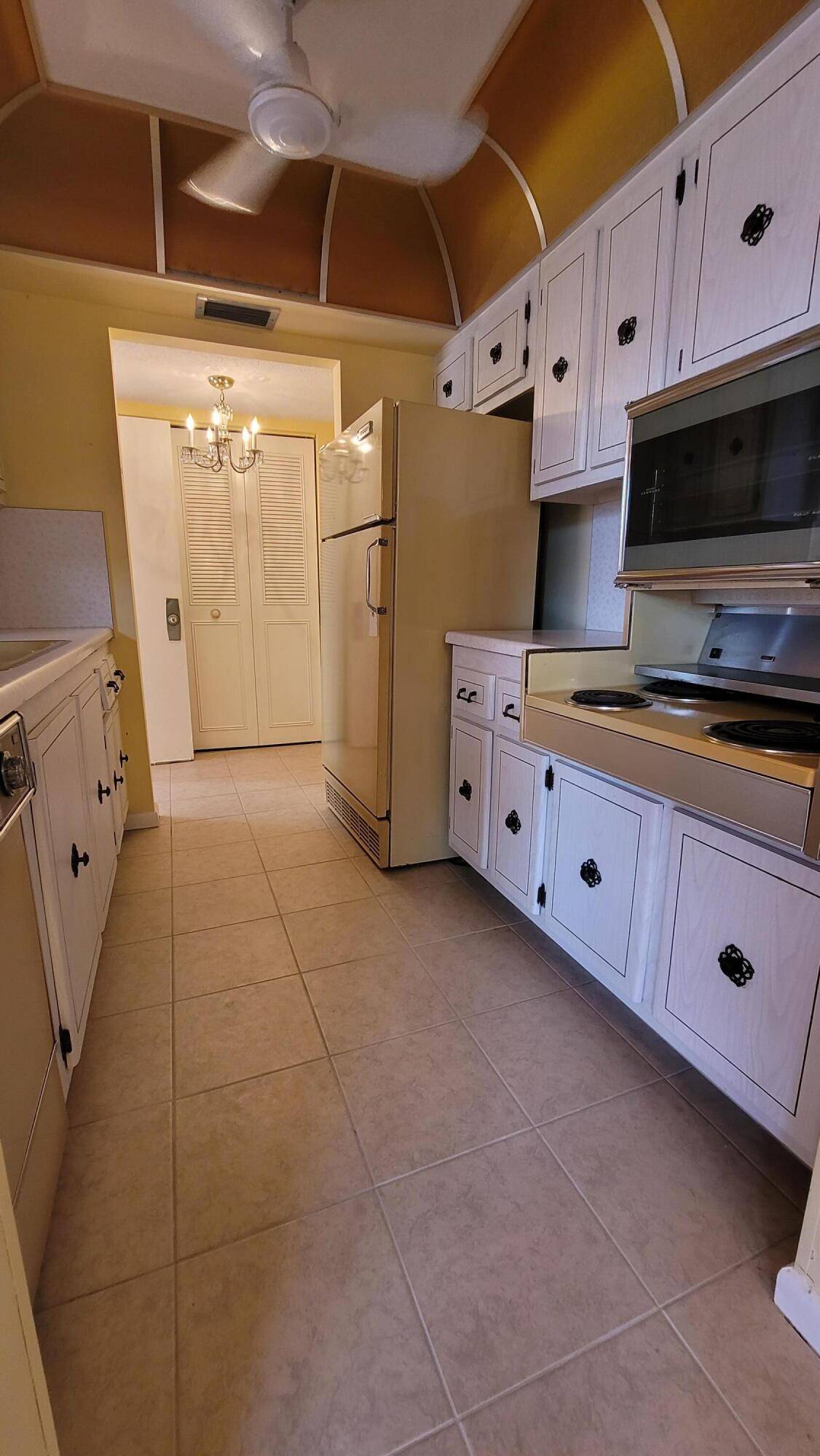 Ground floor two bedroom two full bath corner condo in this senior resort style community.