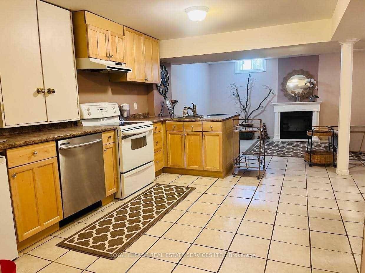 Partially Furnished 2 Bedrooms, 2 Bathrooms Basement Unit With a Separate and private Entrance, 1 Parking Space On The Drive Way.