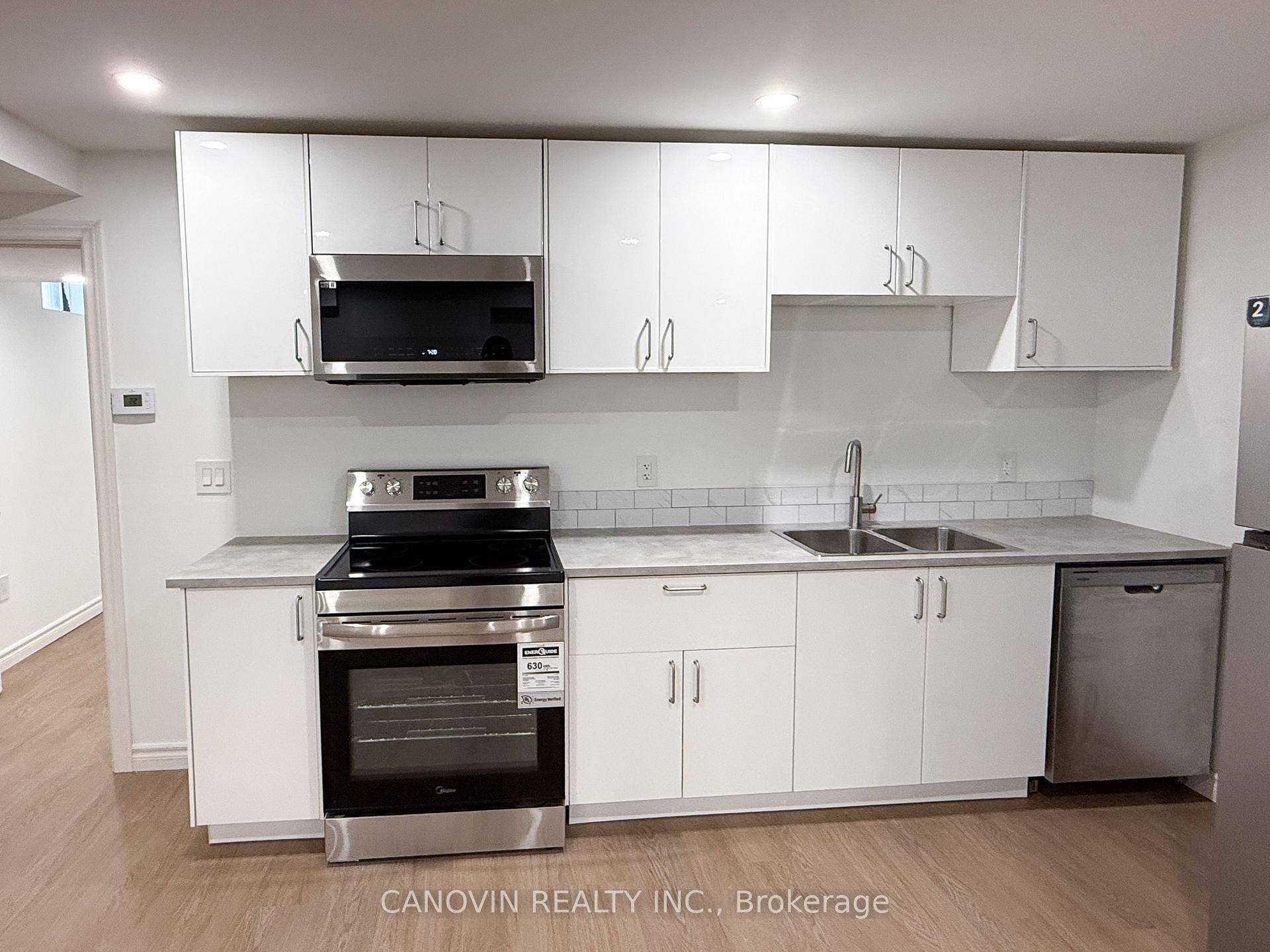 Spacious, newly finished 1 bedroom basement apartment with private entrance !