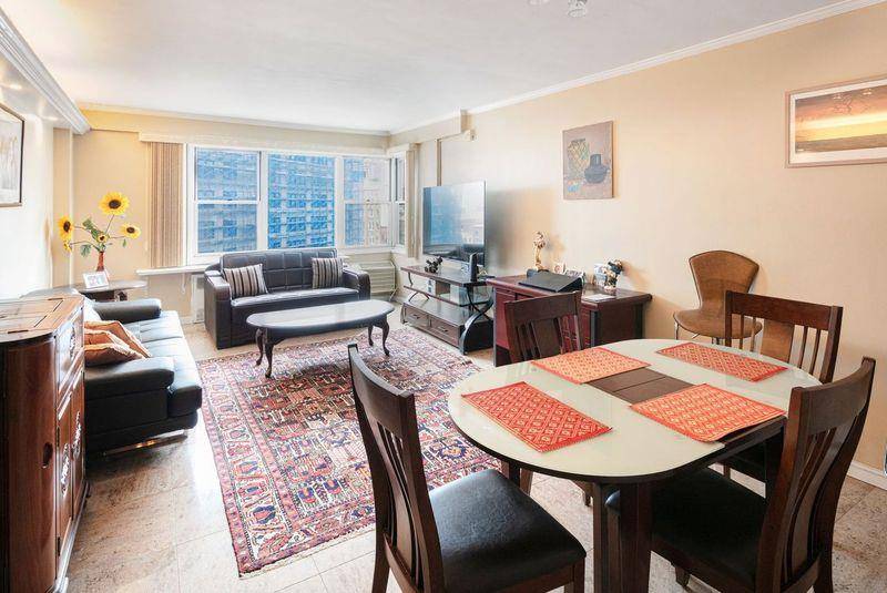 Experience gracious living in this spacious one bedroom residence, perfectly situated in a full service building in the heart of the West Village.