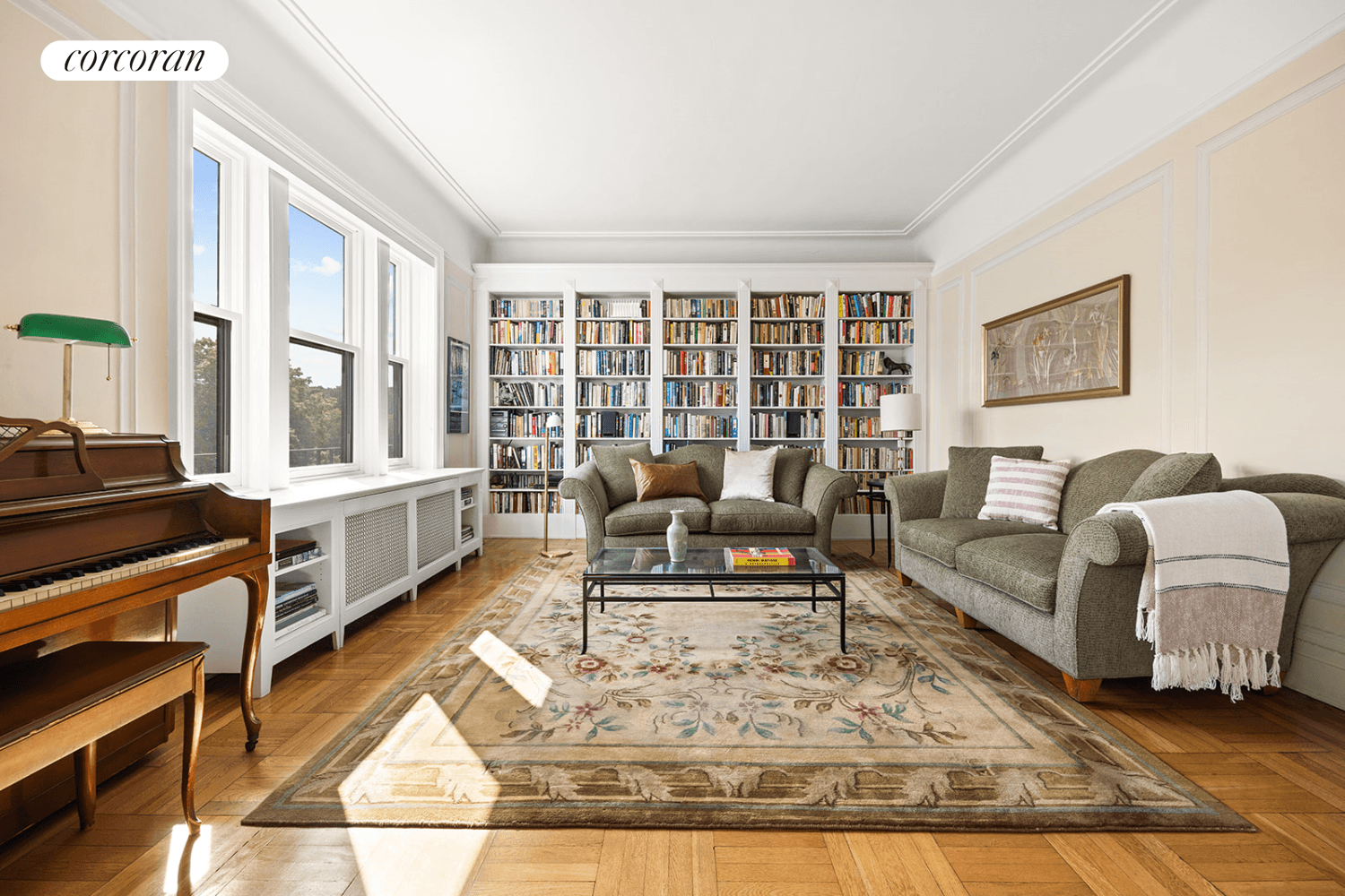 Gorgeous top floor residence in one of Park Slope's most elegant prewar coops !