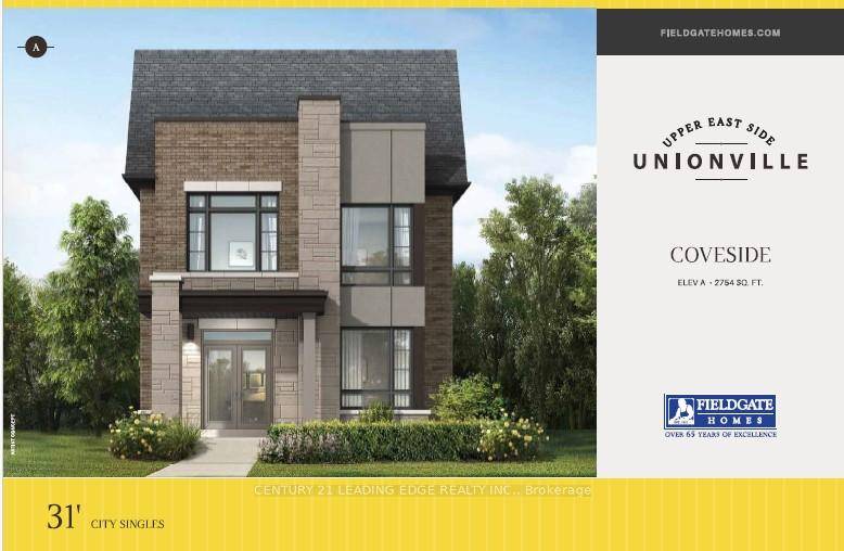 Introducing the stunning Coveside model by Fieldgate Homes at Upper East Side Unionville !